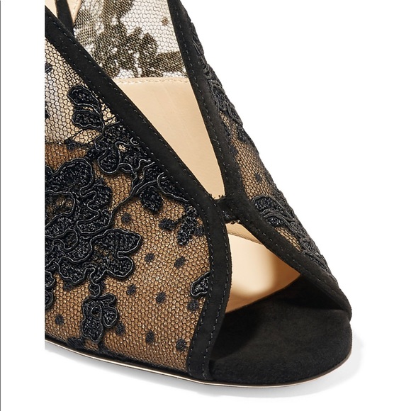 Jimmy Choo Shar black lace pump, 37 - Picture 5 of 5